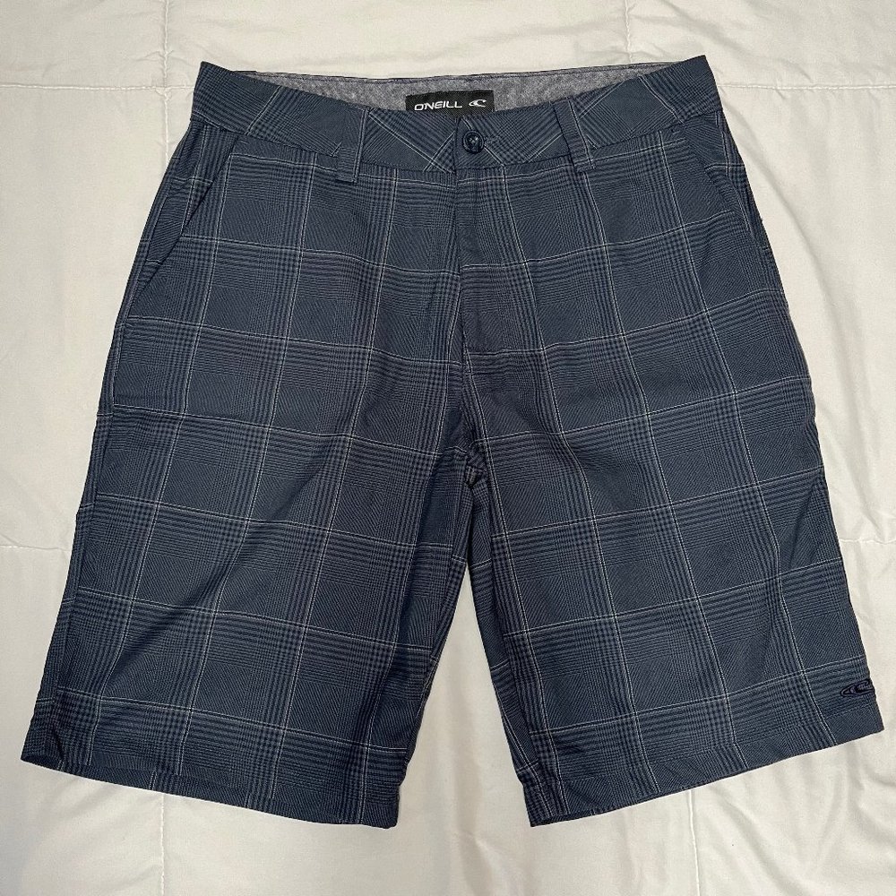 O'Neill Shorts - Size 30 - Blue Plaid